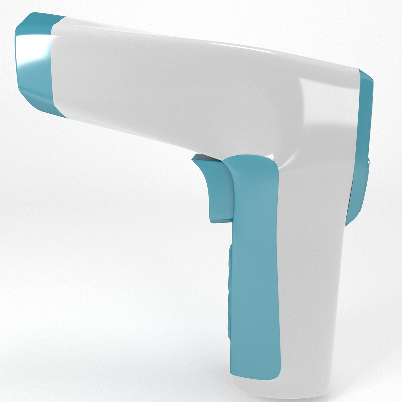 3D model equipment Gun medical medicalhospital patient temprature thermometer vray