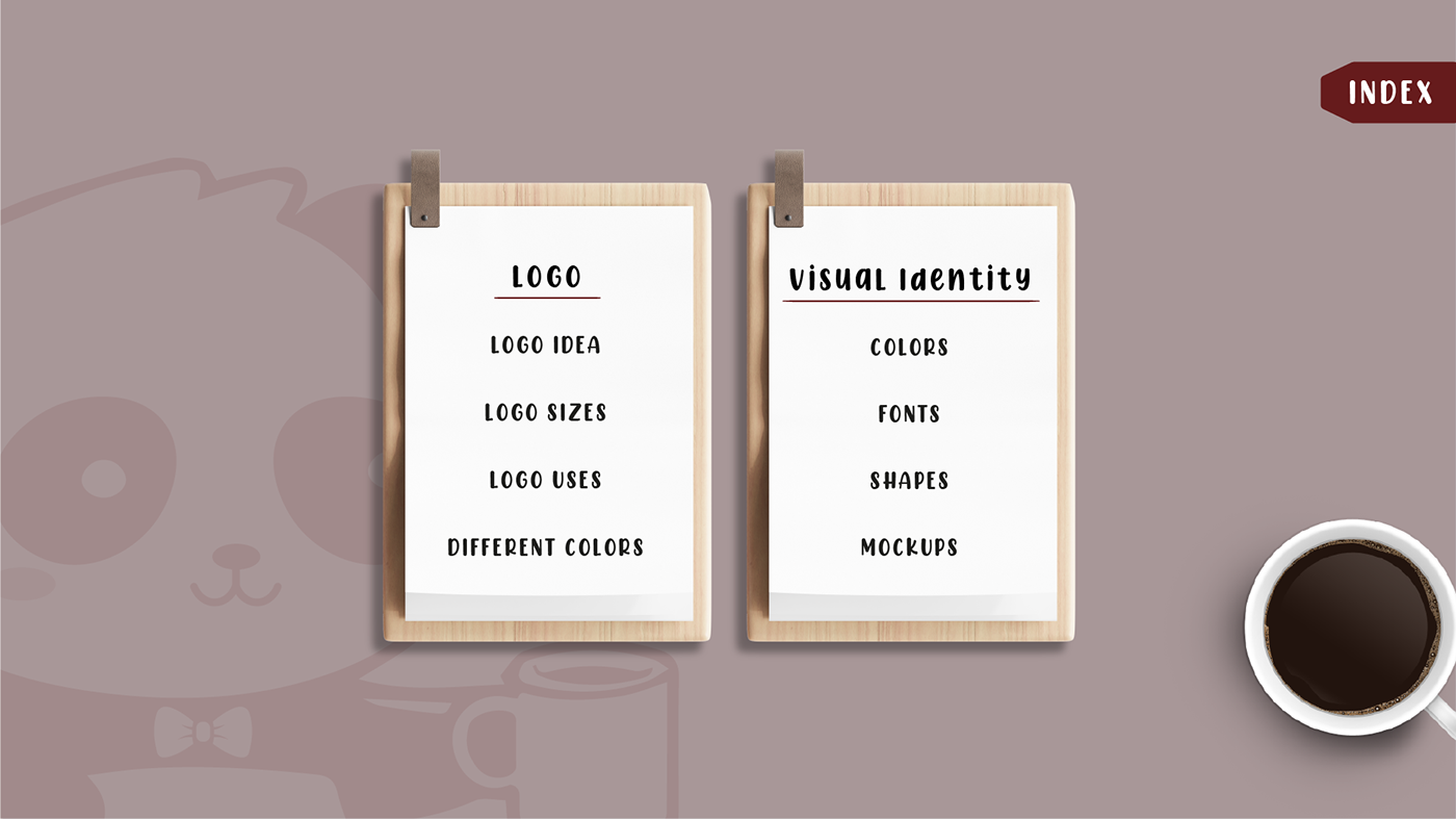 brand identity branding  Logo Design Mockup design cafe cafeteria coffee shop Food  menu