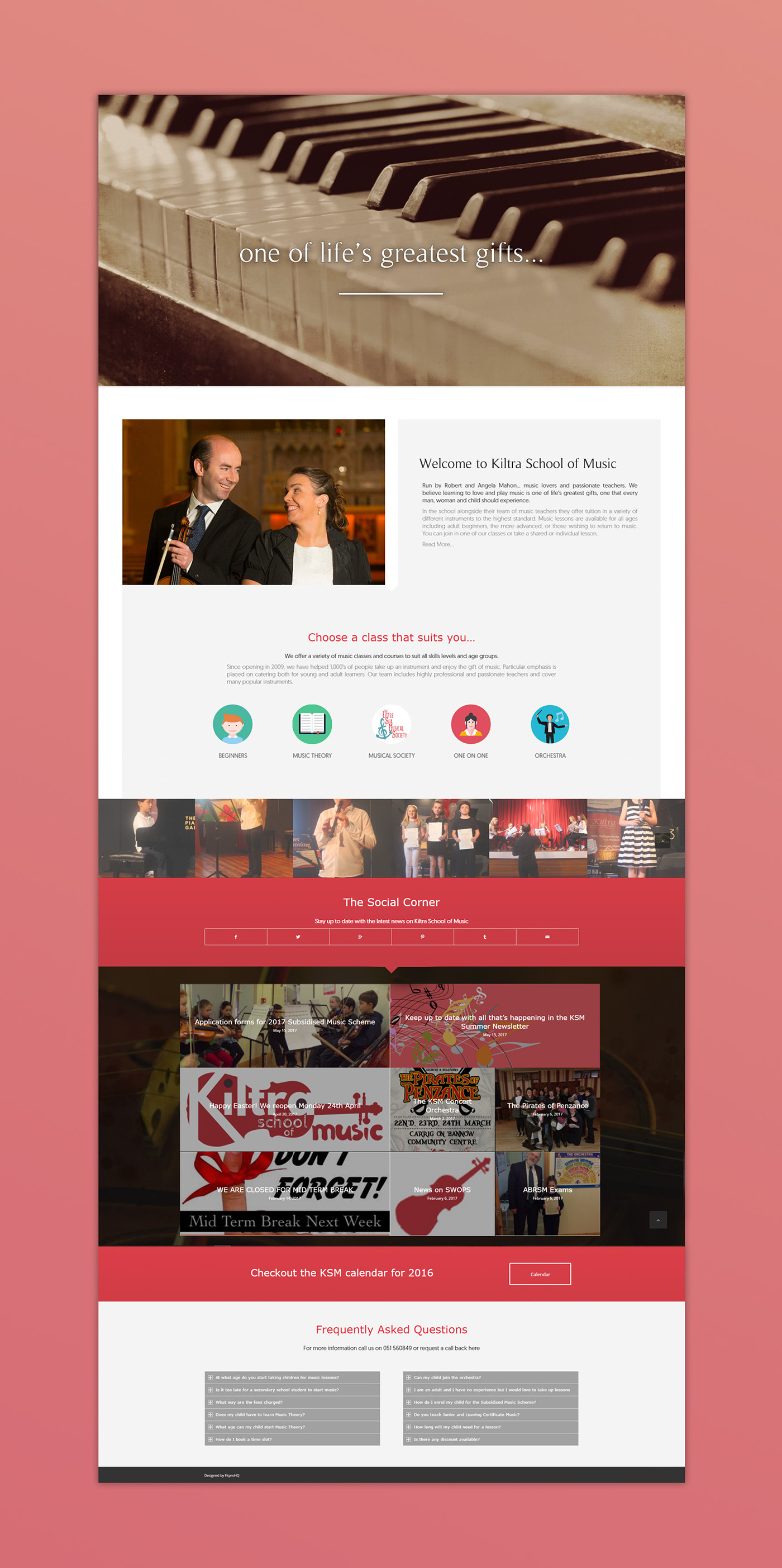 graphic UI Web logo Website vintage wedding gym irish design