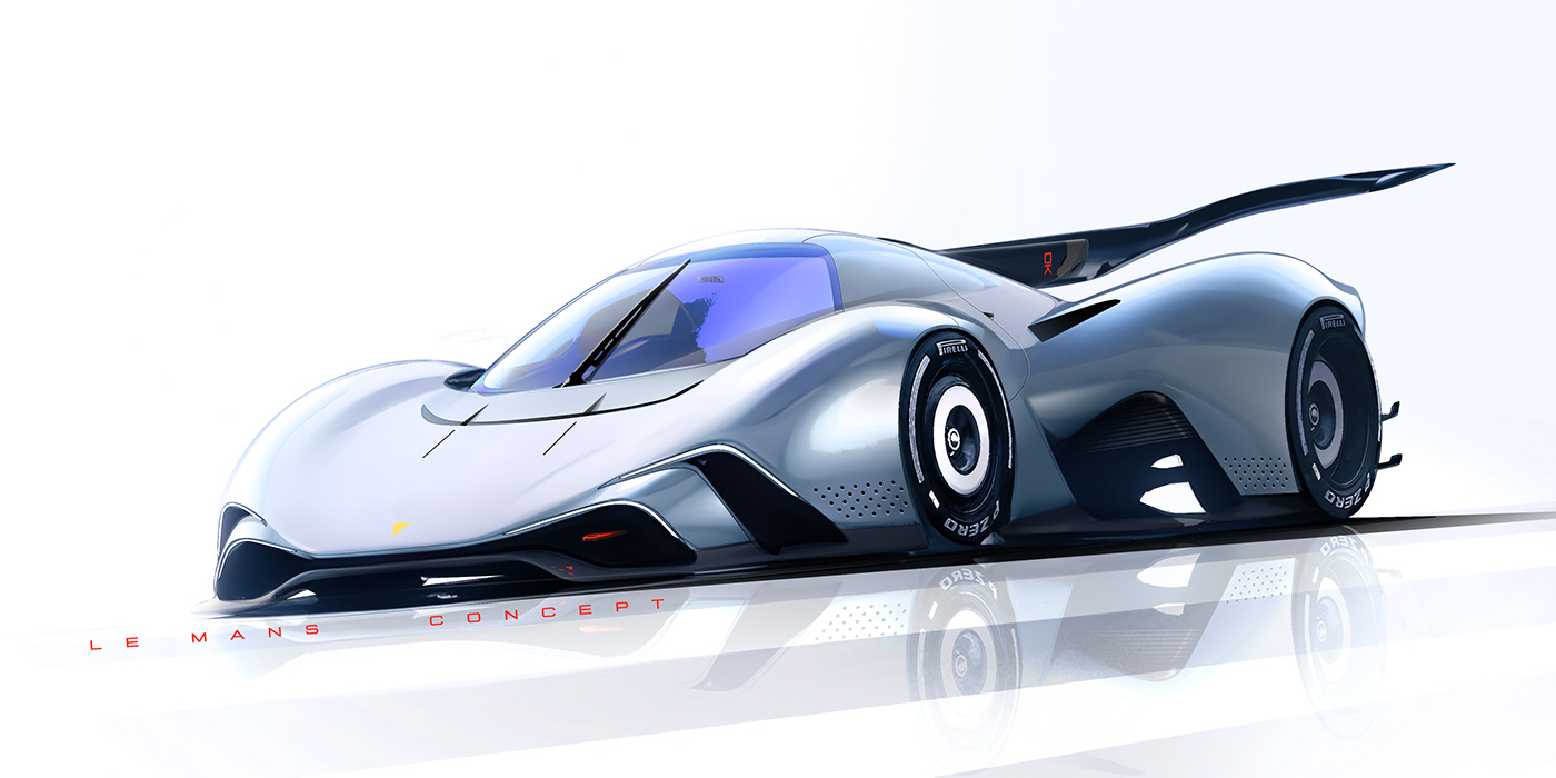 A Le Mans race car concept