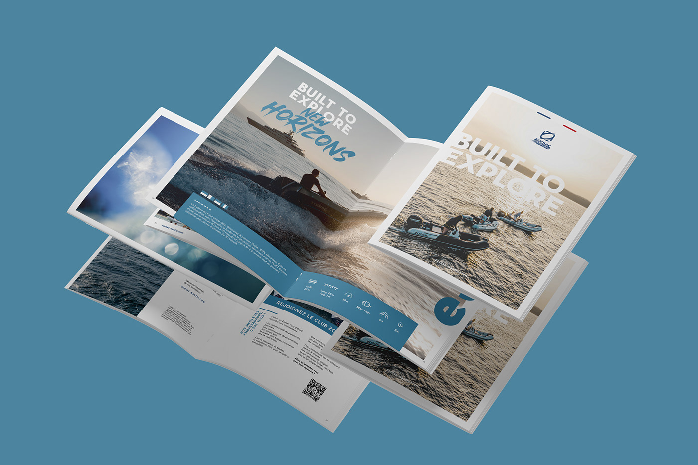 boat brand Catalogue design edition identité visuelle magazine marque Ocean universe
