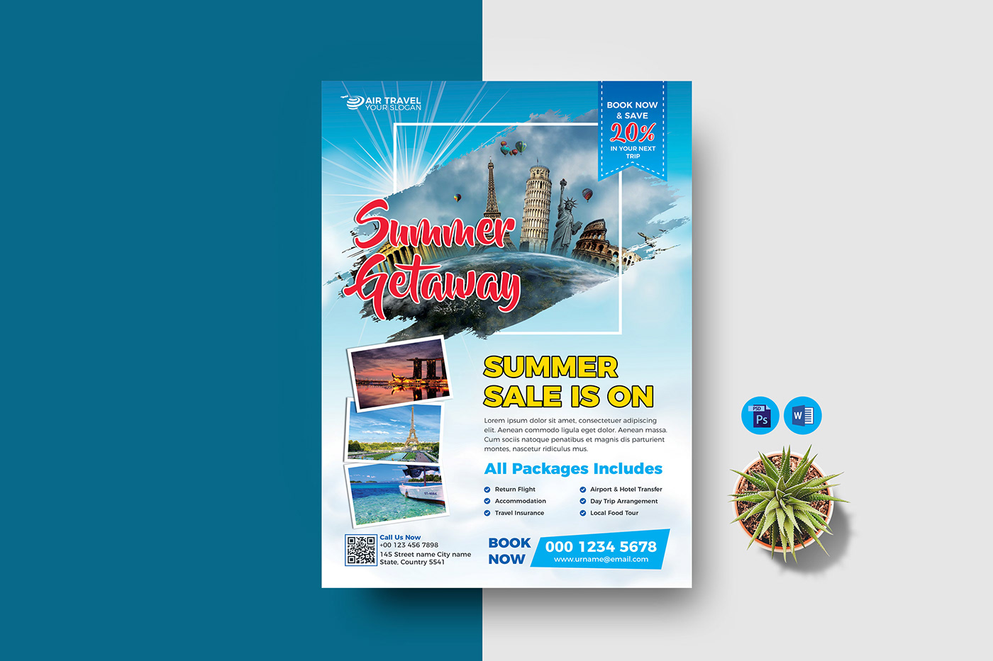 flyer flyer template poster poster template promotional flyer template travel agency flyer Travel Company Flyer travel flyer template Travel sale flyer