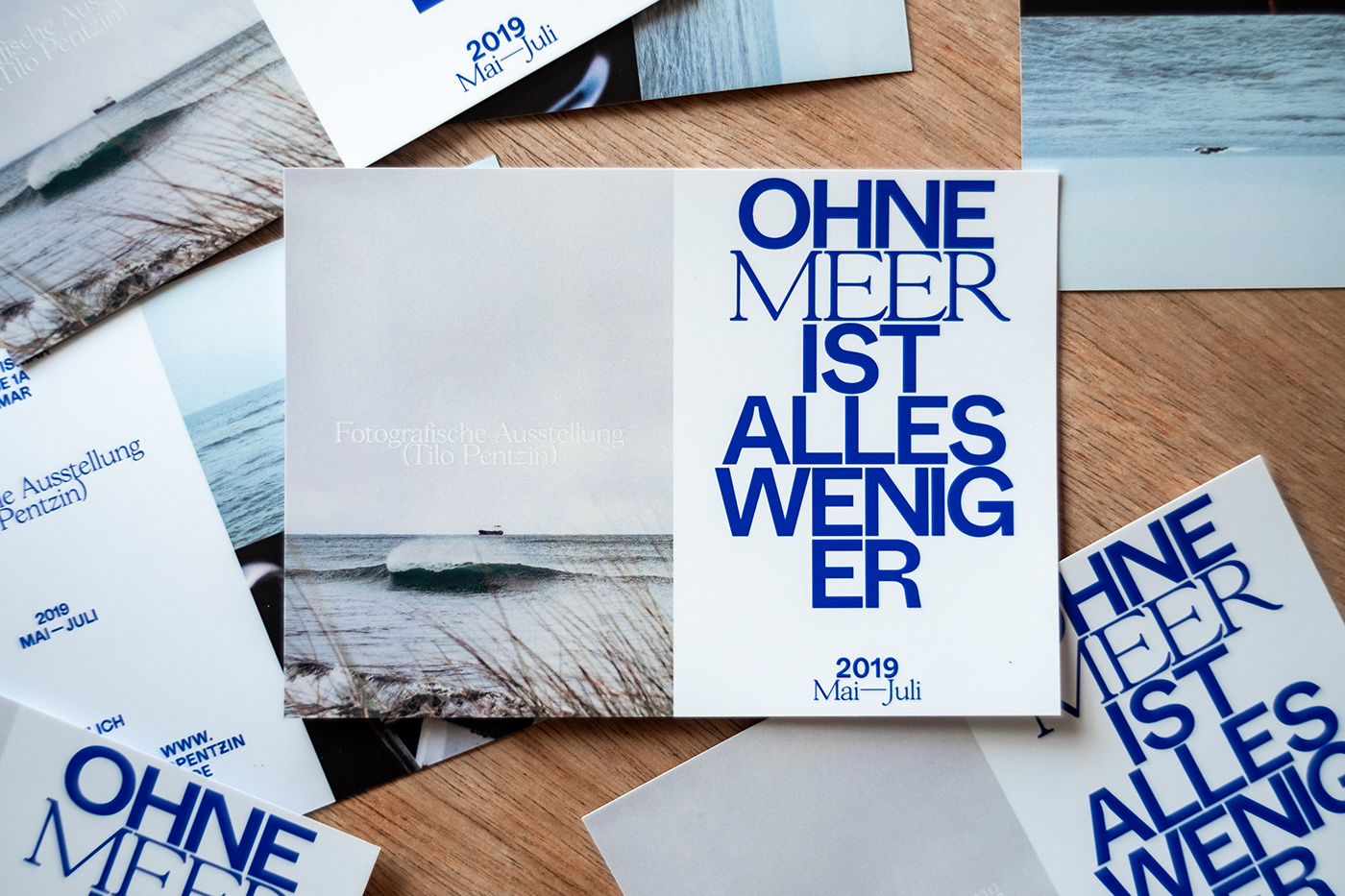 Photography  typography   editorial print Typeface design Ocean blue pantone branding 