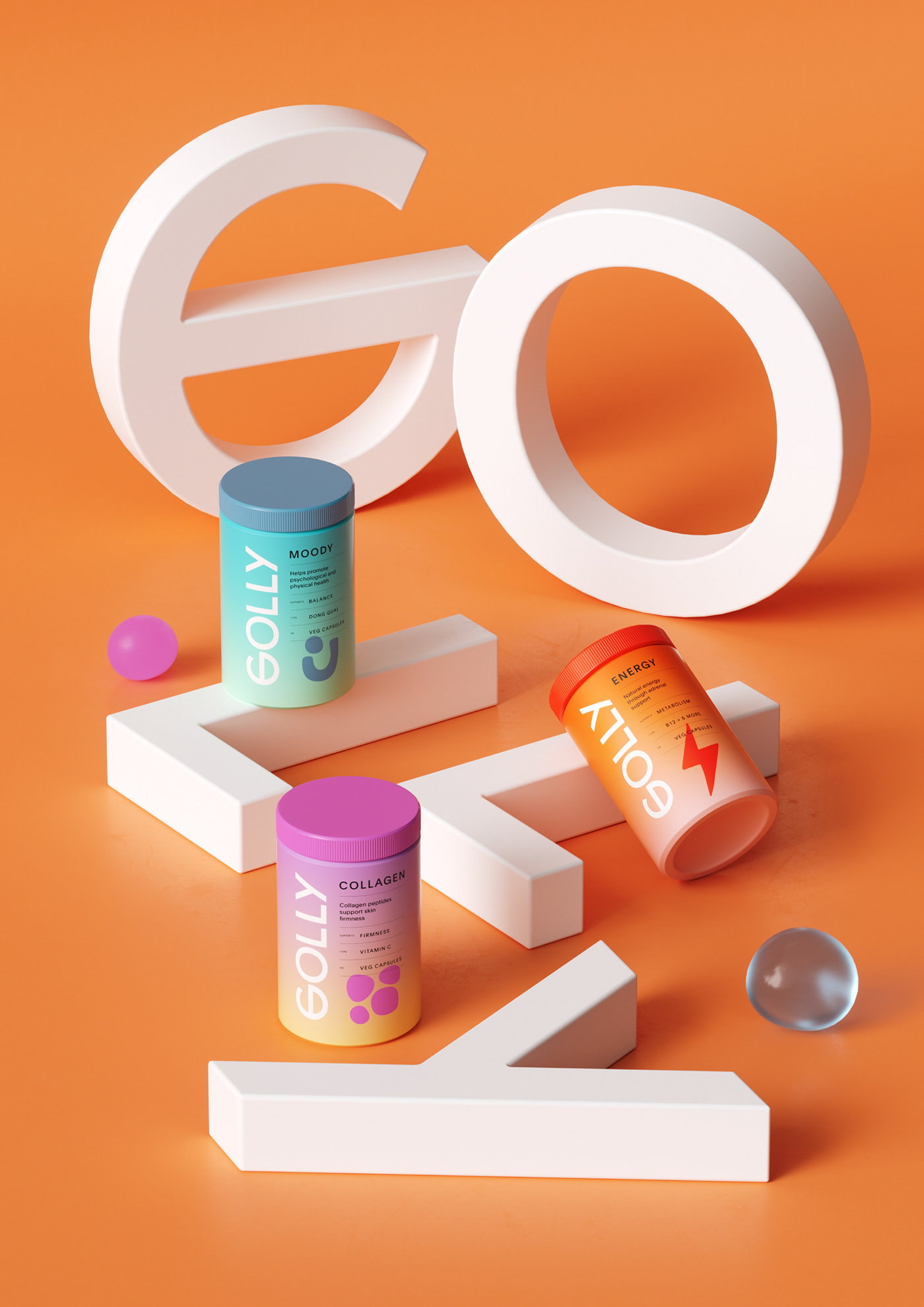 CBD collage energy drink Health logo Packaging supplement vitamin Wellness