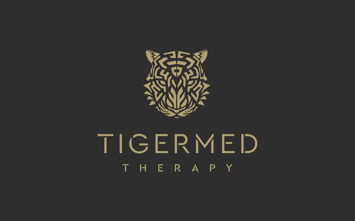 gold foil luxury tiger acupuncture elegant minimalistic logo Logotype Website business card black modern stationary Graphic Designer
