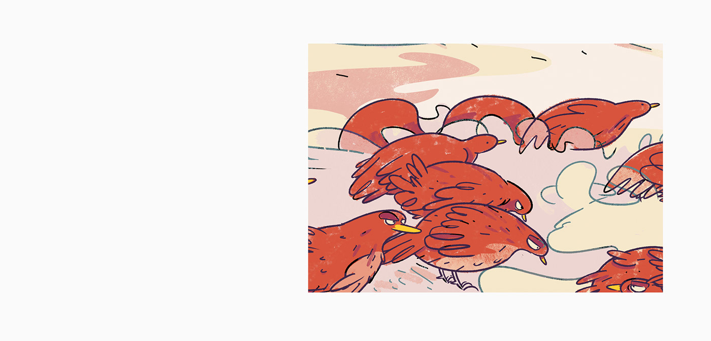 painting   comics comic komiks art ILLUSTRATION  angry birds red