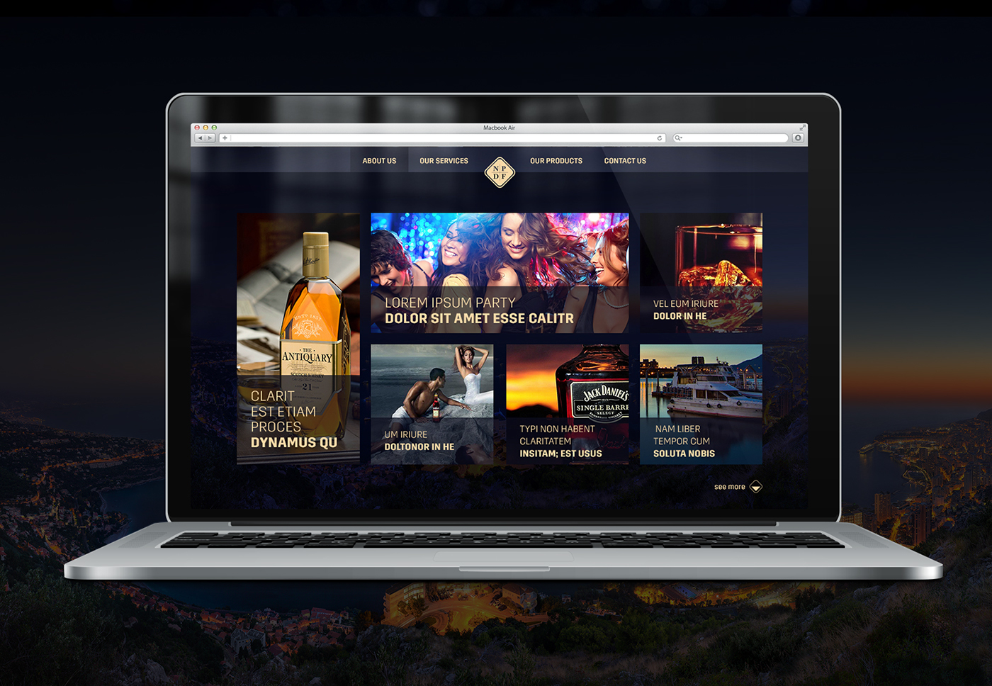 cuisine alcohol wine booze Liqueur beer ux UI DesignWeb Web Webdesign Website