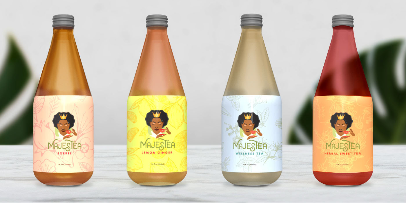 graphic design  Logo Design merchandise organic Packaging product designer queen Rebrand tea