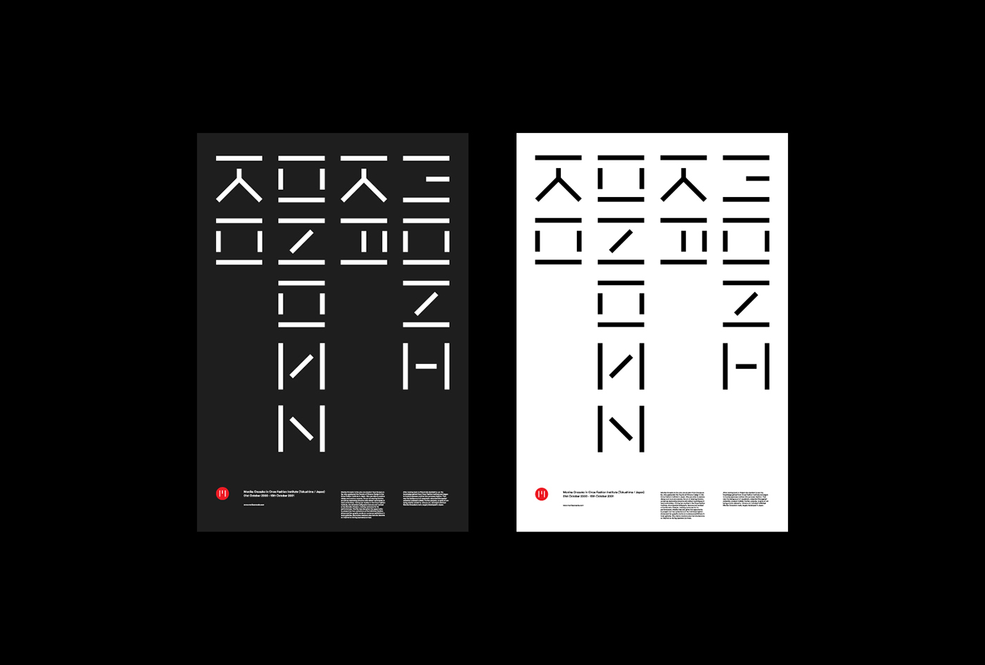 onoszko poland poster print Fashion  japan typography   blazewicz typo Exhibition 