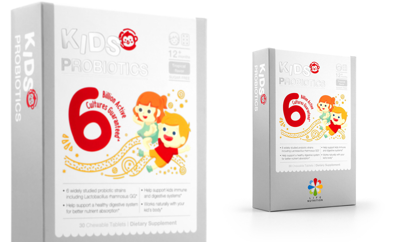 baby box package hotstamp ILLUSTRATION  infographic kids metallic Range package silver supplement