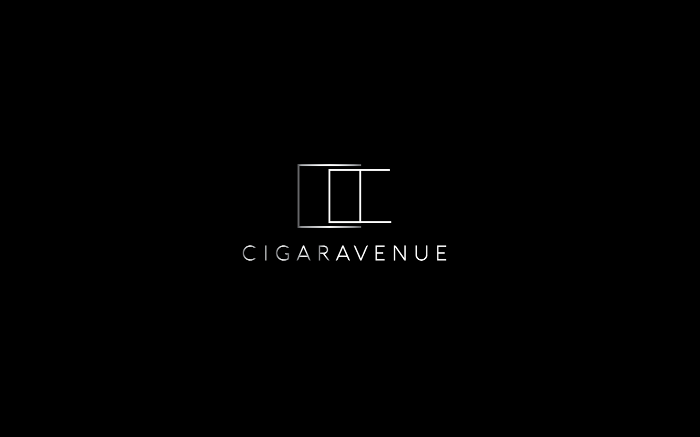 graphic design  Logo Design packaging design Stationary design cigar cigaravenue modern geometric minimal