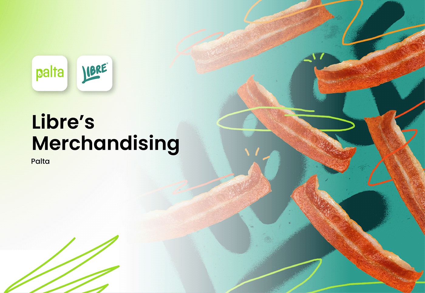 bacon biotech brochure diseño Food  libre science socks vegan Veggie