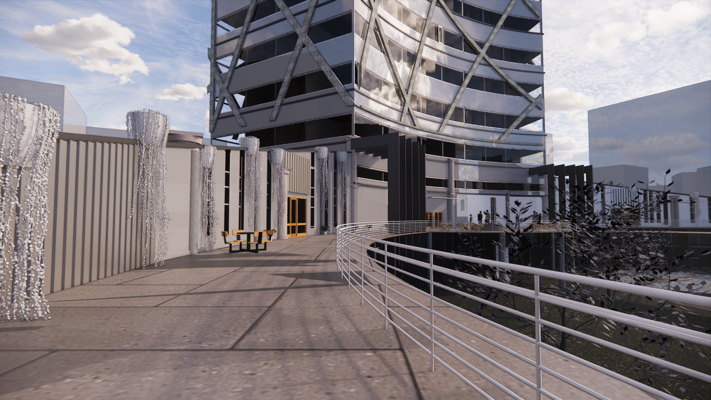 architecture visualization 3ds max interior design  archviz Render exterior modern 3D vray