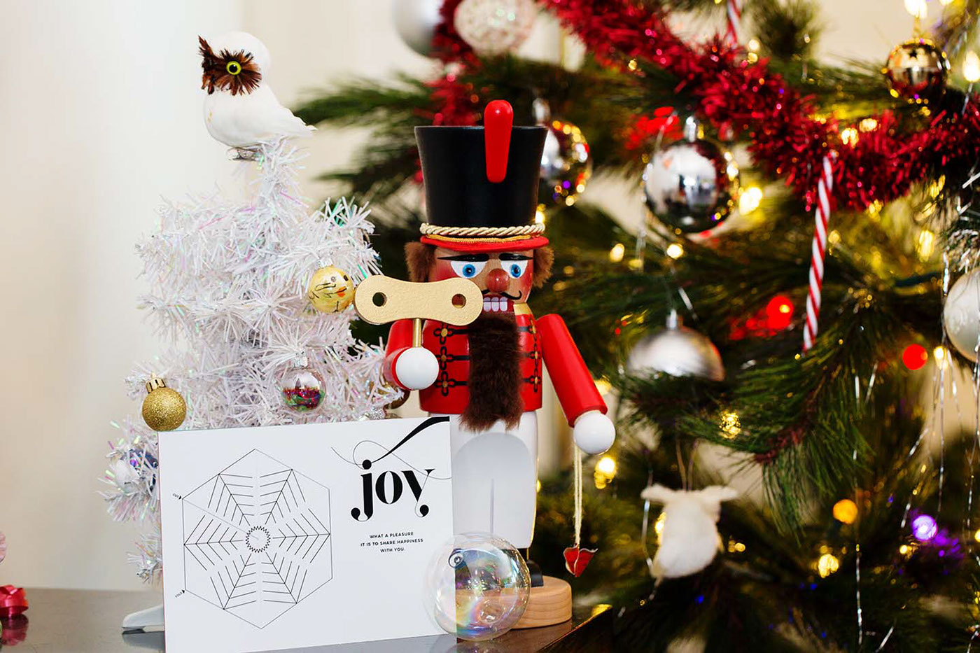card Tree  fold Christmas Holiday nupolitan