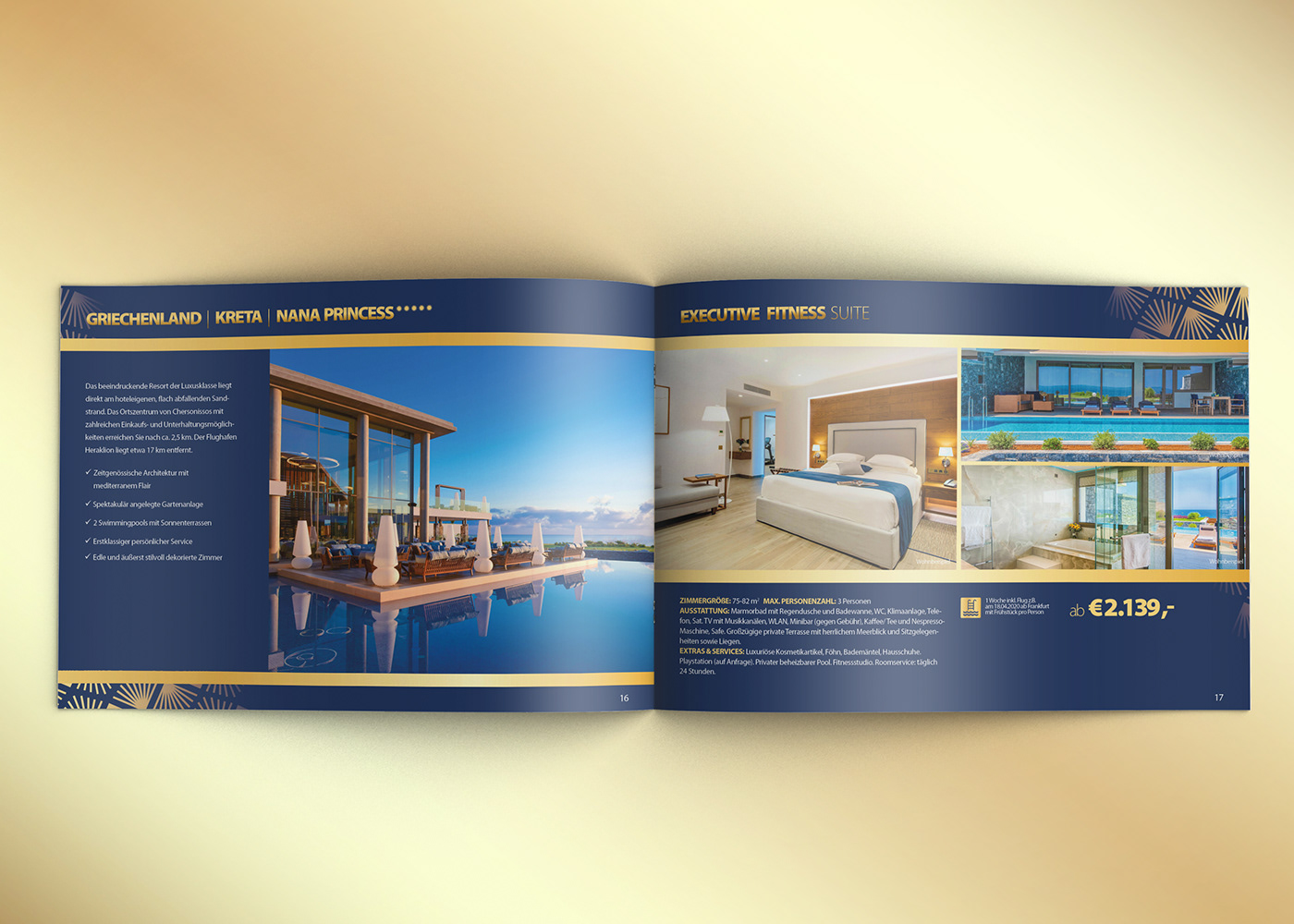 brochure luxury rooms tourism Travel graphic design  print print design 