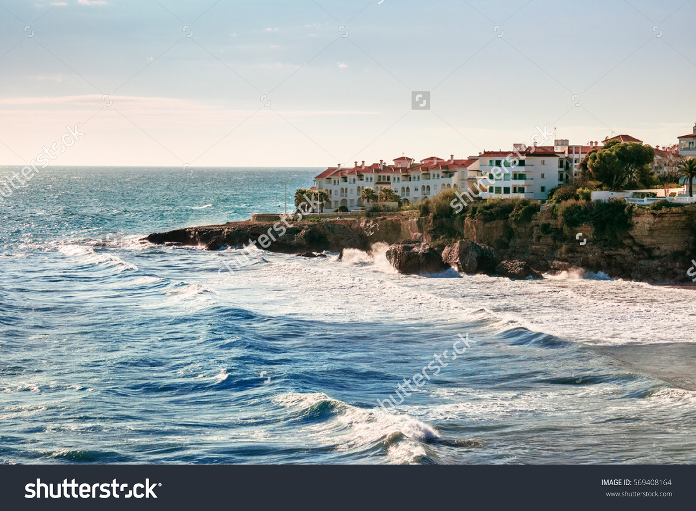 spain malaga frigiliana village mountains Coast mediterranean beach Sunny