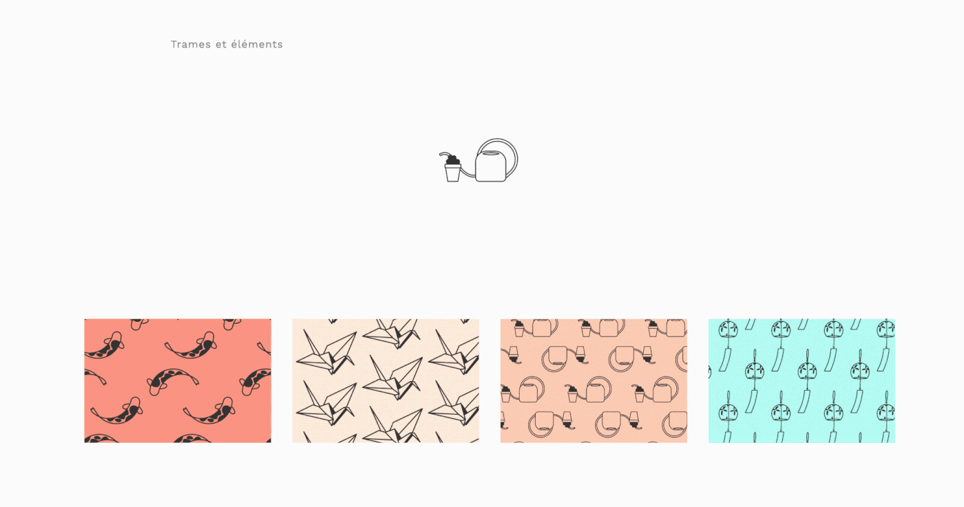animations branding  cute icone identity japan personnal portfolio presentation print