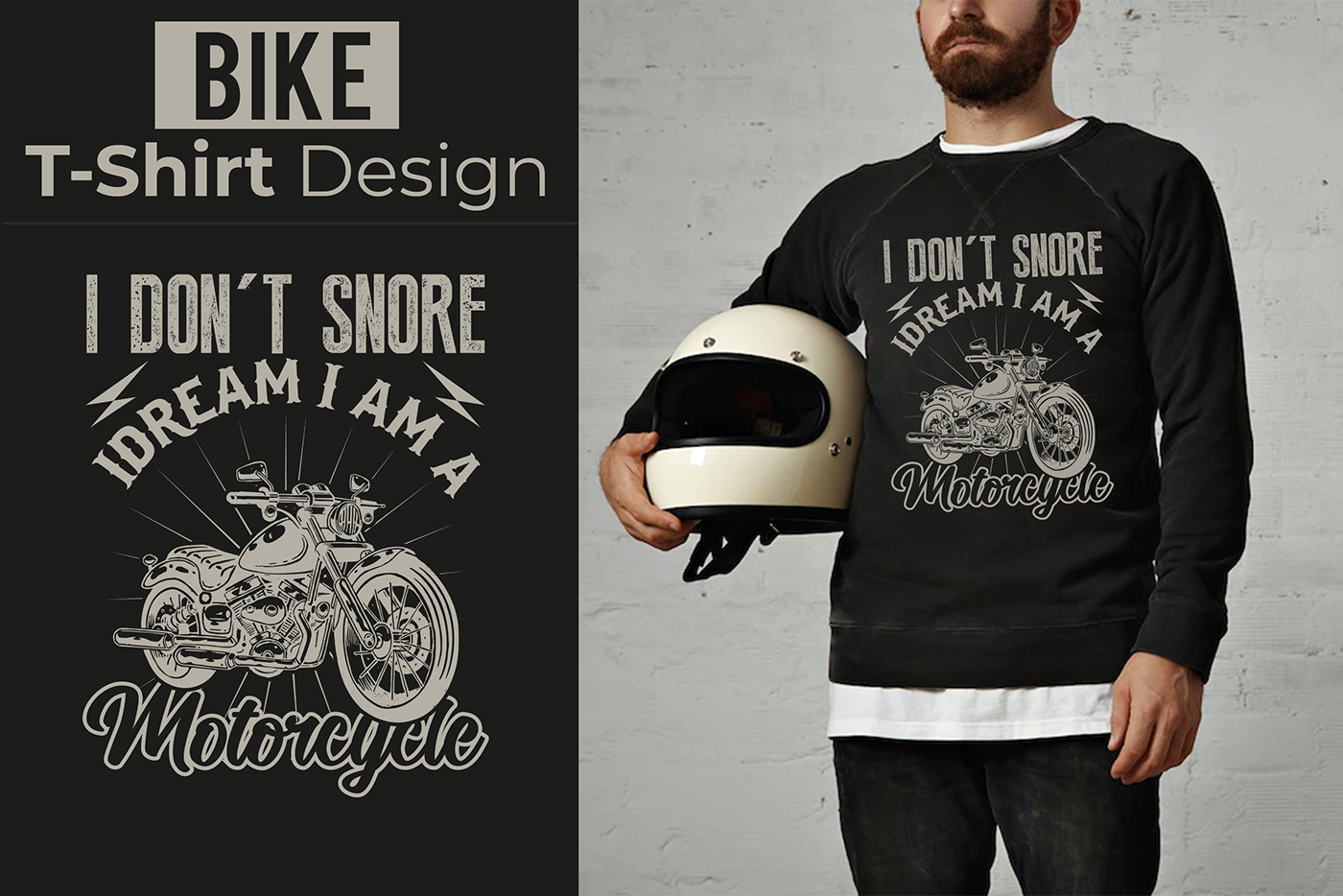 Bike biker bikers design motorcycle Motorsport Racing T-Shirt Design tshirt typography  