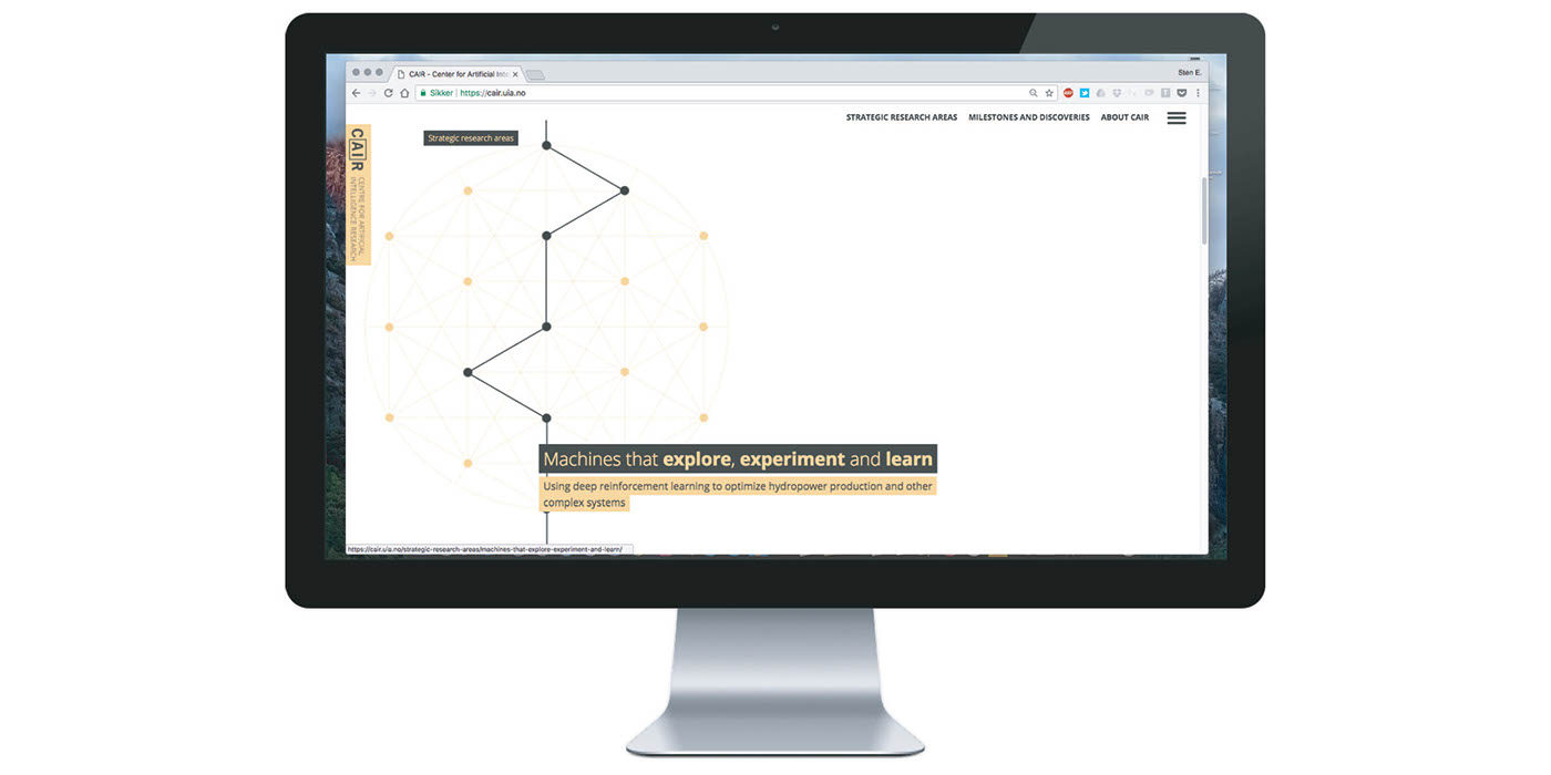 Web site science artificial intelligence brand logo minimal geometric ILLUSTRATION  app