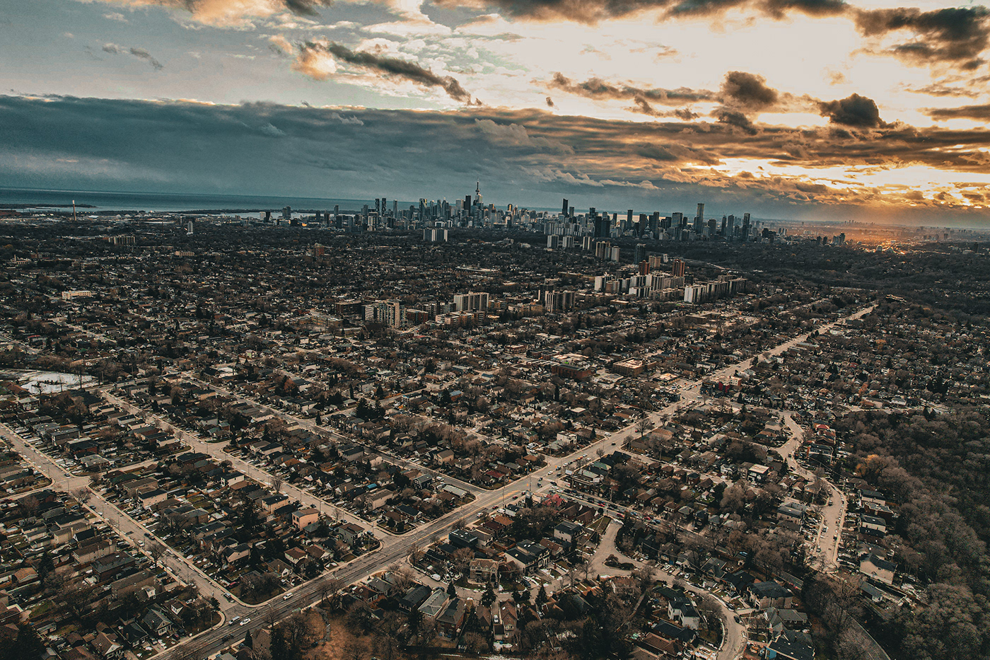 A view of Toronto like you've never seen before. This stunning image captures the city's incredible 