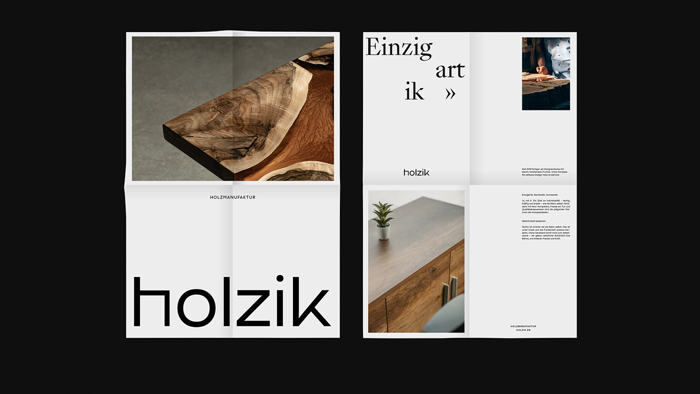 branding  craftsmen editorial graphic design  holzik logo wood Brand Design identity typography  
