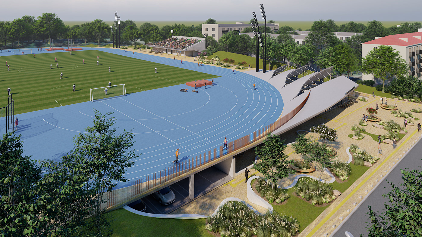 architecture Competition running Sport Center