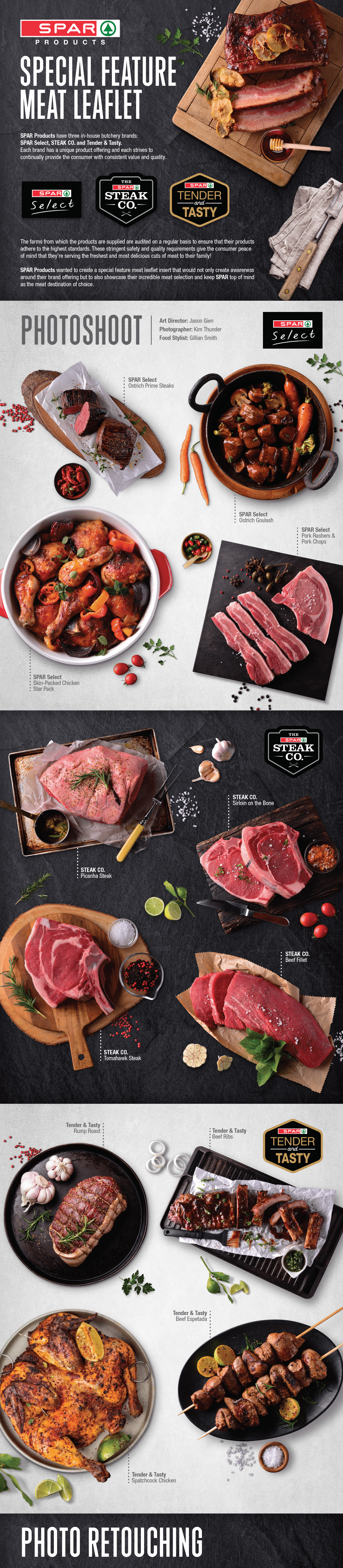 butcher butchery Food  food photography food styling graphic design  Layout Design leaflet meat retouching 