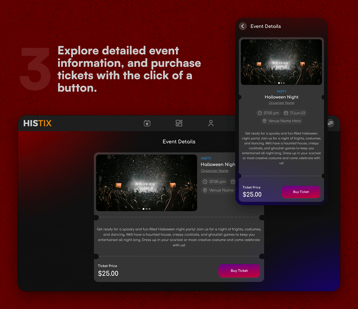 ticket Booking Event music Mobile app Web Design  UI/UX ui design UX design concert