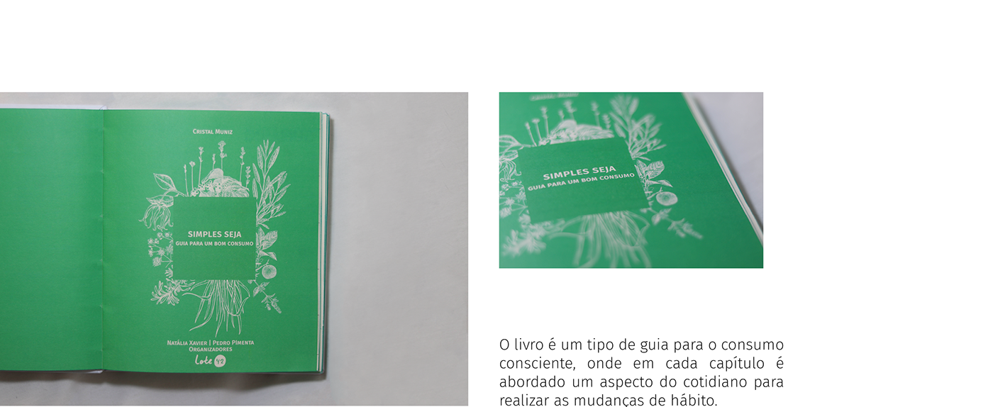 editorial Livro Consumo Consciente risografia sustentabilidade Sustainability book risograph Biodegradável biodegradable