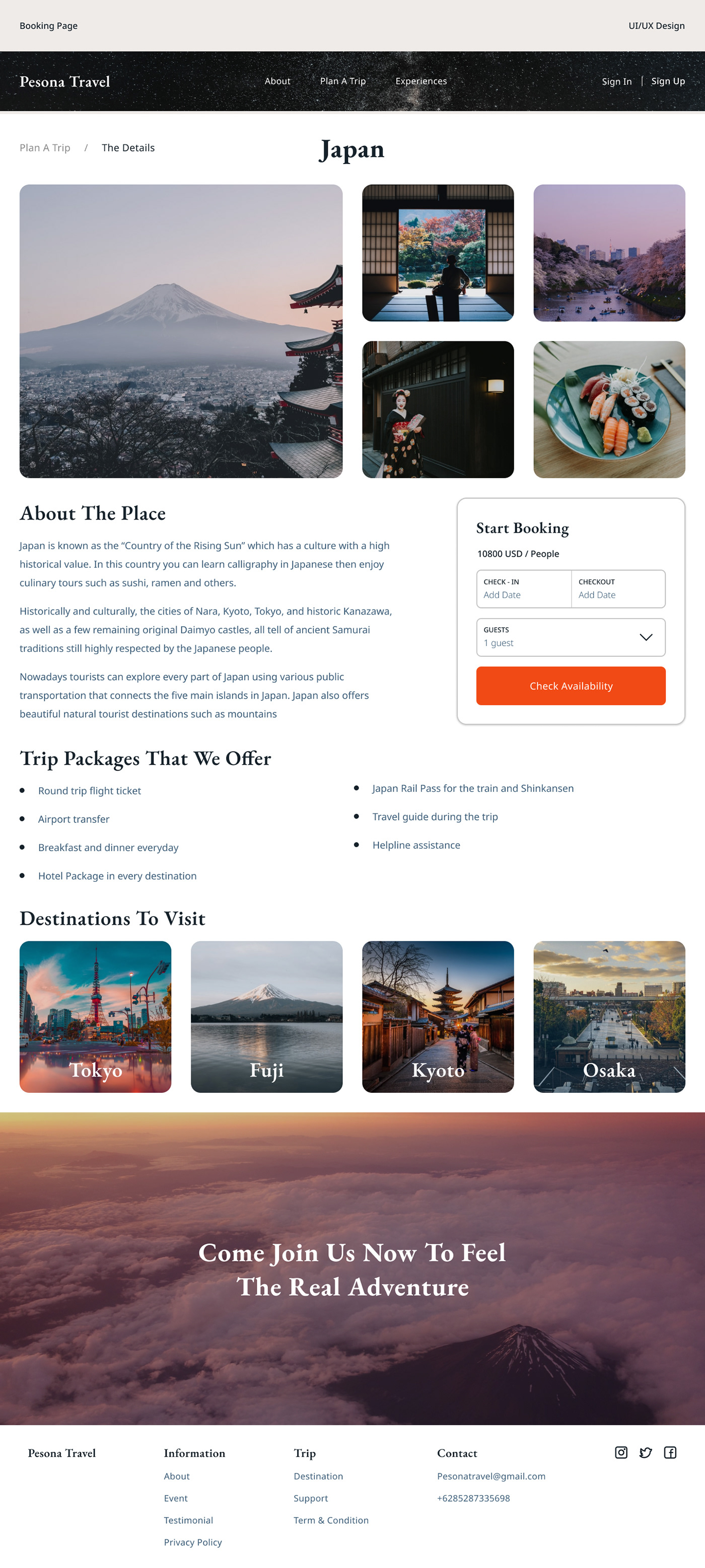 agency Booking hotel Interface Travel trip UI ux Web Design  Website