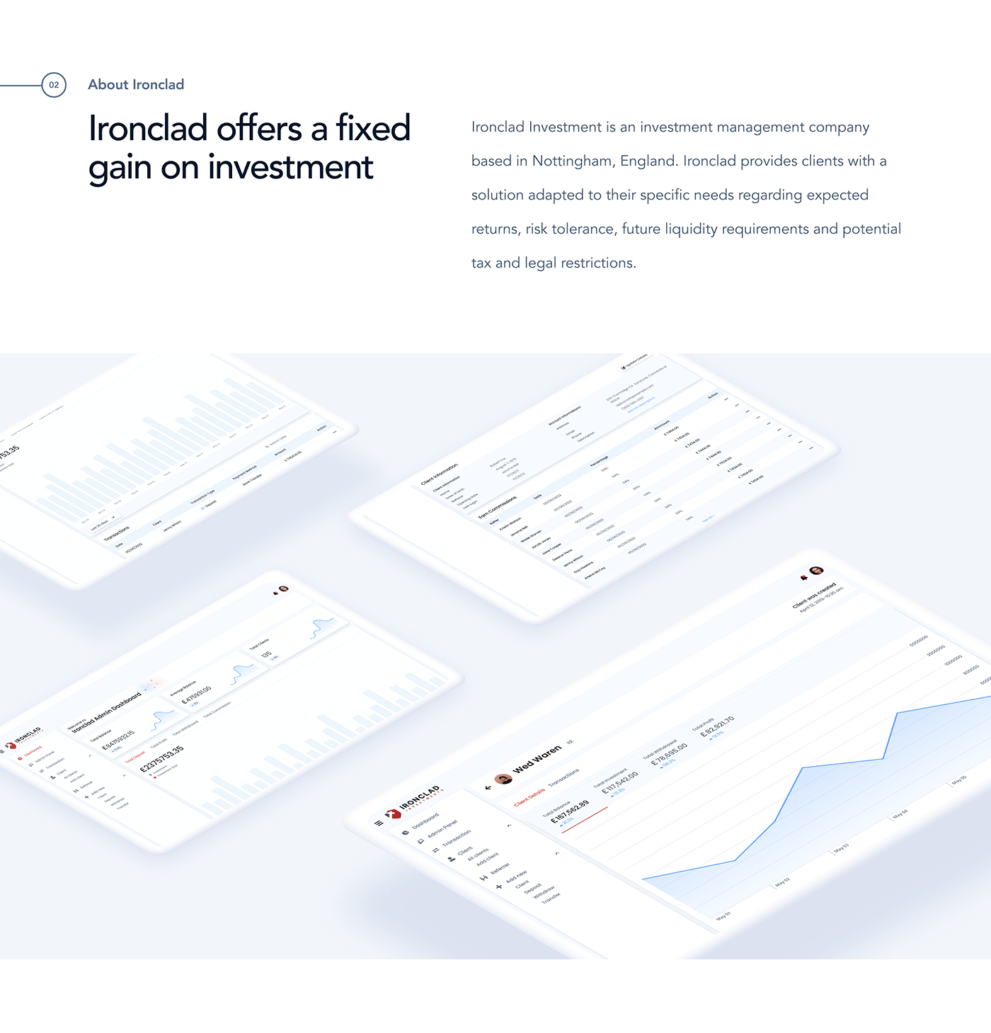 app design Case Study dark dashboard Figma Investment UI ux UX design web application