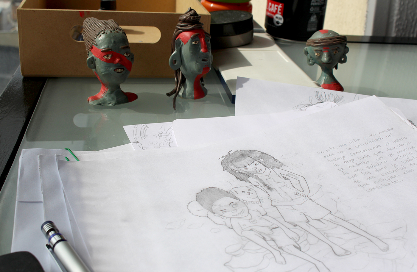 comic Novela Gráfica ilustración digital direcion de arte arte digital concept art diseño de personaje