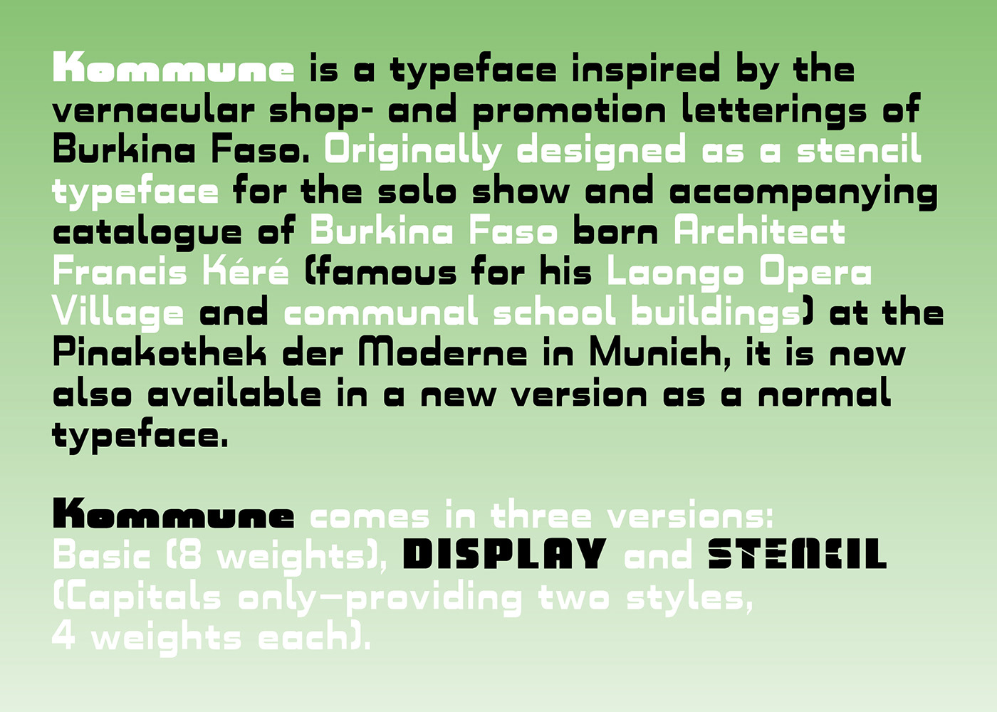 Brutalism contrast Display font germany type typography  