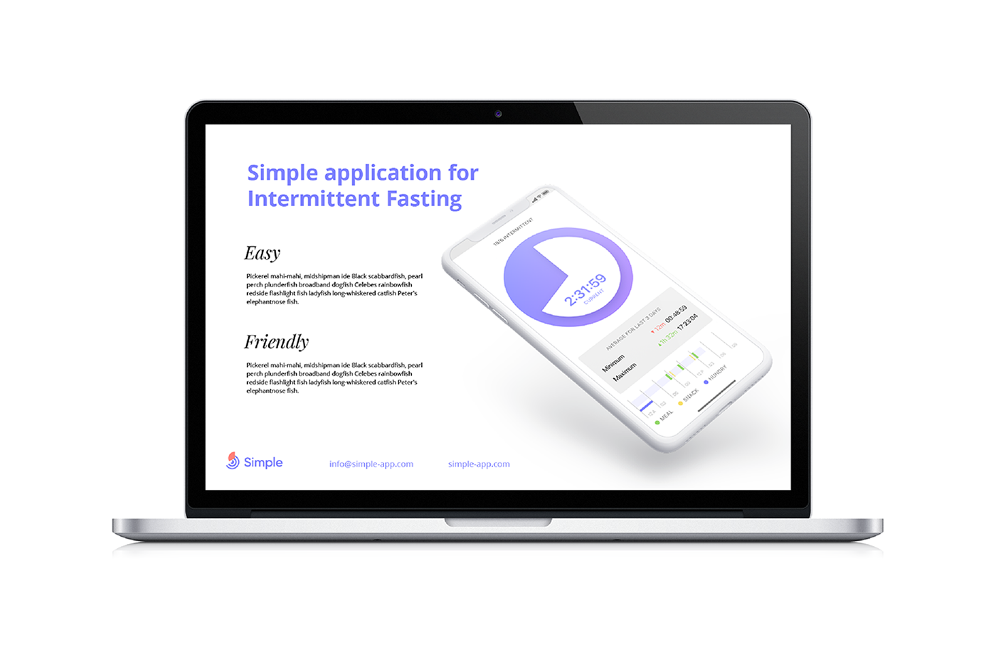 application logo brand identity app interval fasting Health beauty diet minimalistic