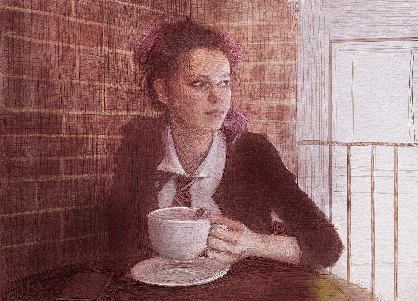 Ann Marshall Coffee coffee shop portrait teen