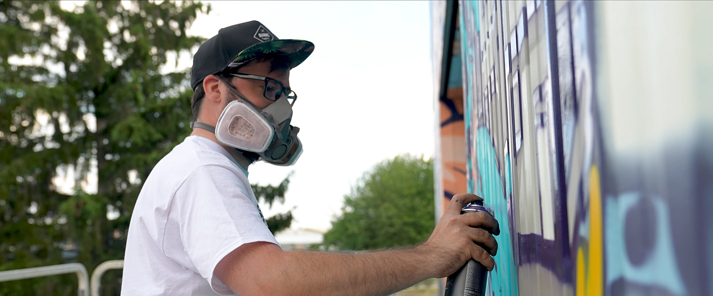 art Graffiti graffiti art Cyberpunk painting   streetart Mural Street Art  wall wall art