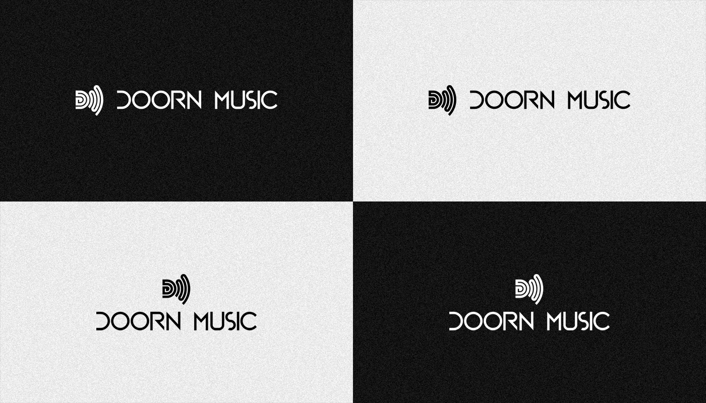 branding  symbol monogram brand logo type grid clean music Label