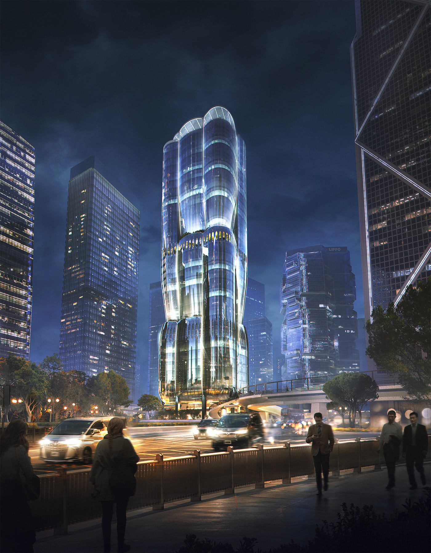 2 Murray Road architects architecture archviz china future Hong Kong tower ZAHA HADID