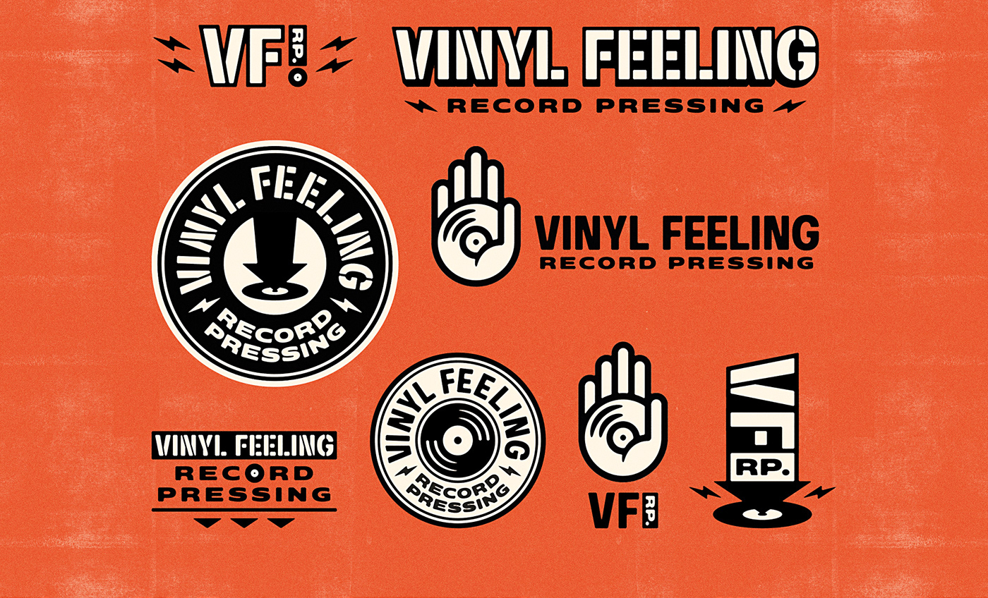 brand asset pack branding  Corporate Identity logo Logo Design music Netherlands record pressing vinyl visual identity