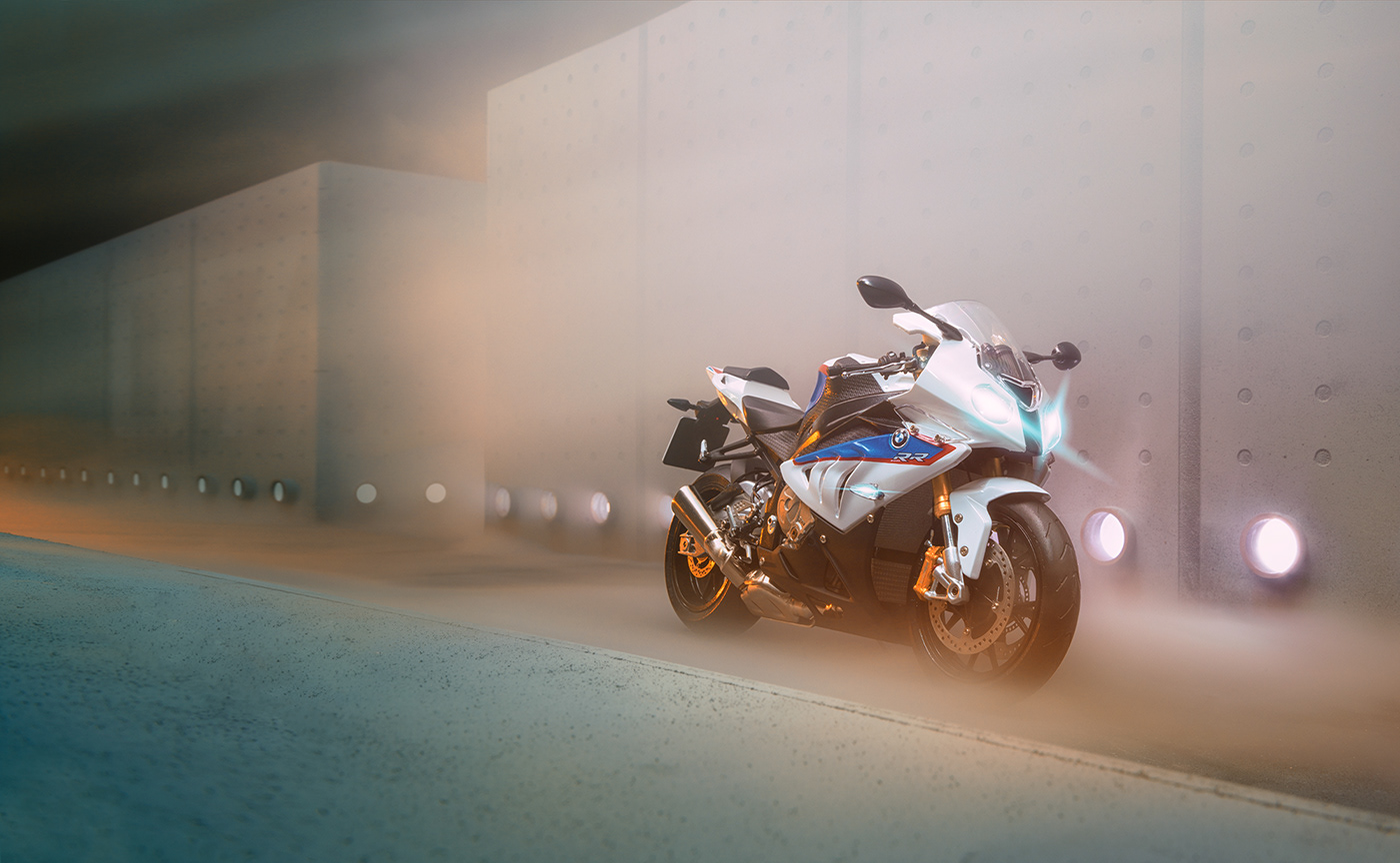 BMW Creative Photography Miniature moto motorcycle motorrad Photography  spped