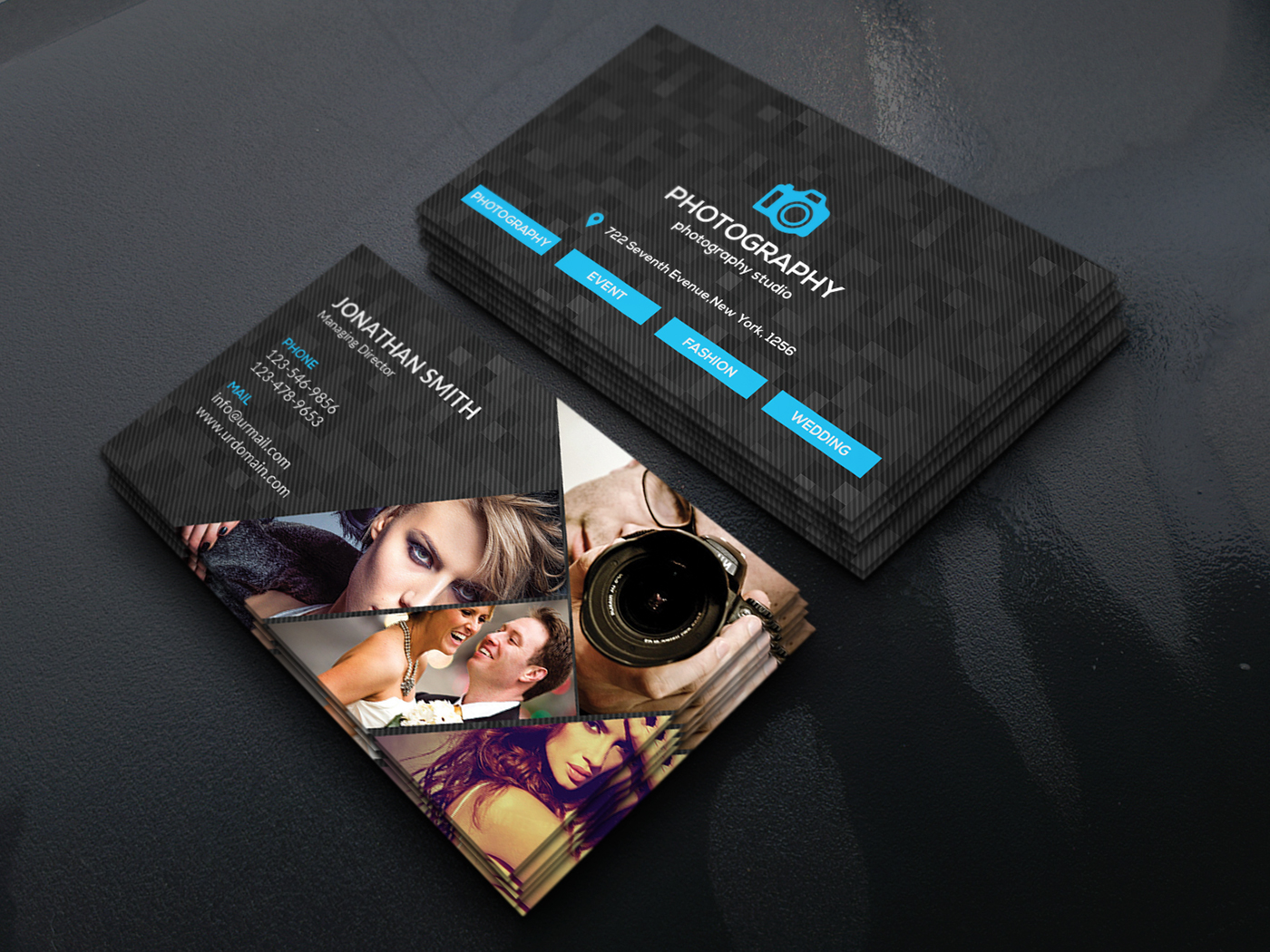 Free Photography Business Card. on Behance Intended For Photography Business Card Templates Free Download