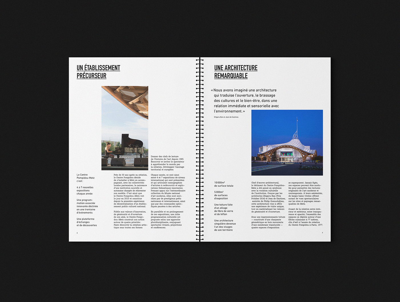 brochure design editorial dire musée wireo