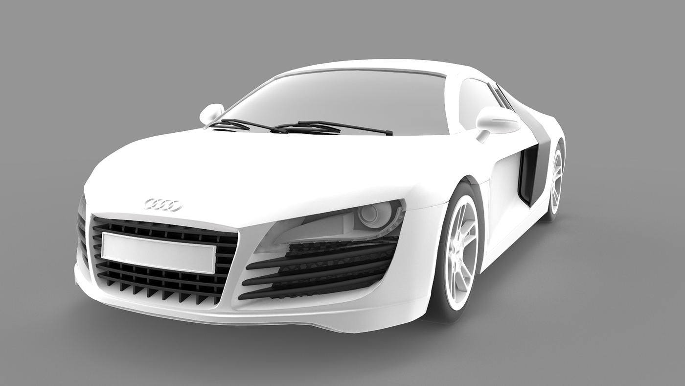 Audi R8 automotive   car 3D Maya keyshot