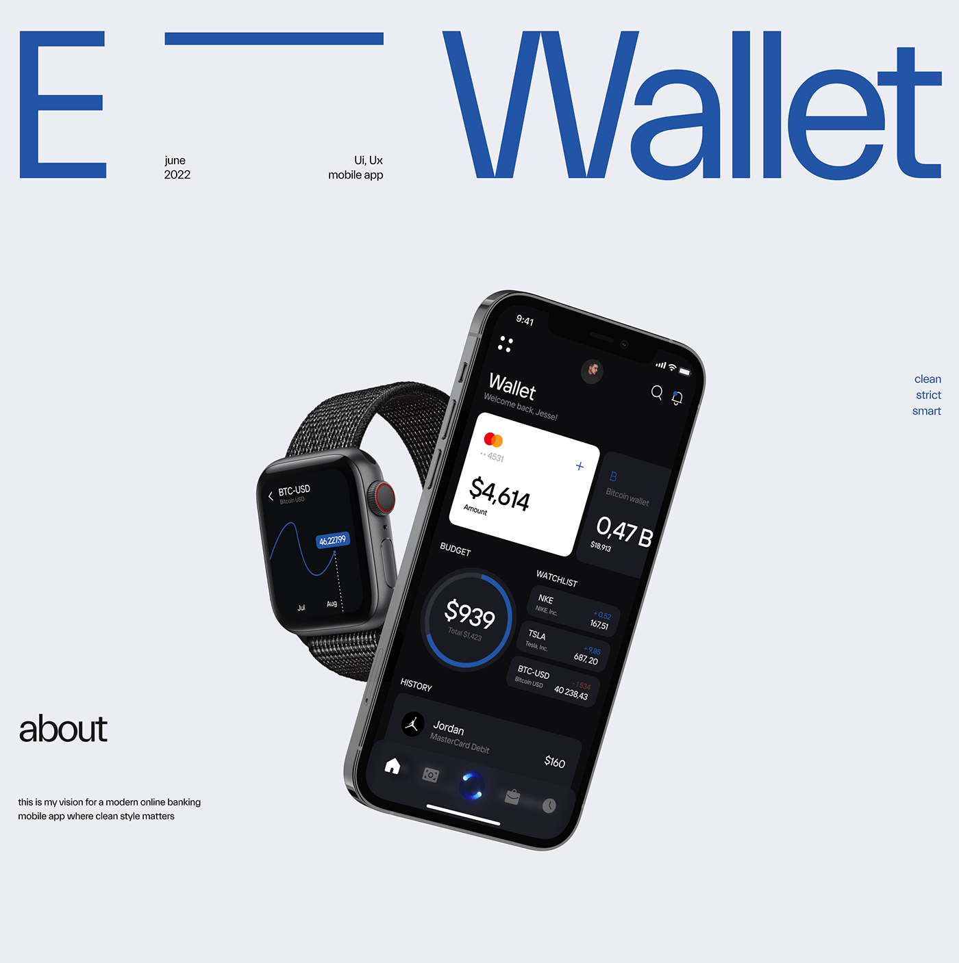 app crypto cryptocurrency e-wallet mobile phone mobileapp money UI/UX ux WALLET