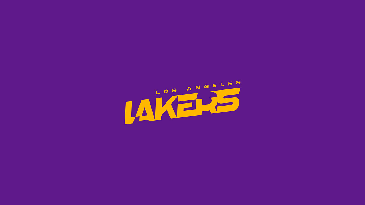 app branding  concept la lakers Logo Design modern rebranding sport UX / UI Website