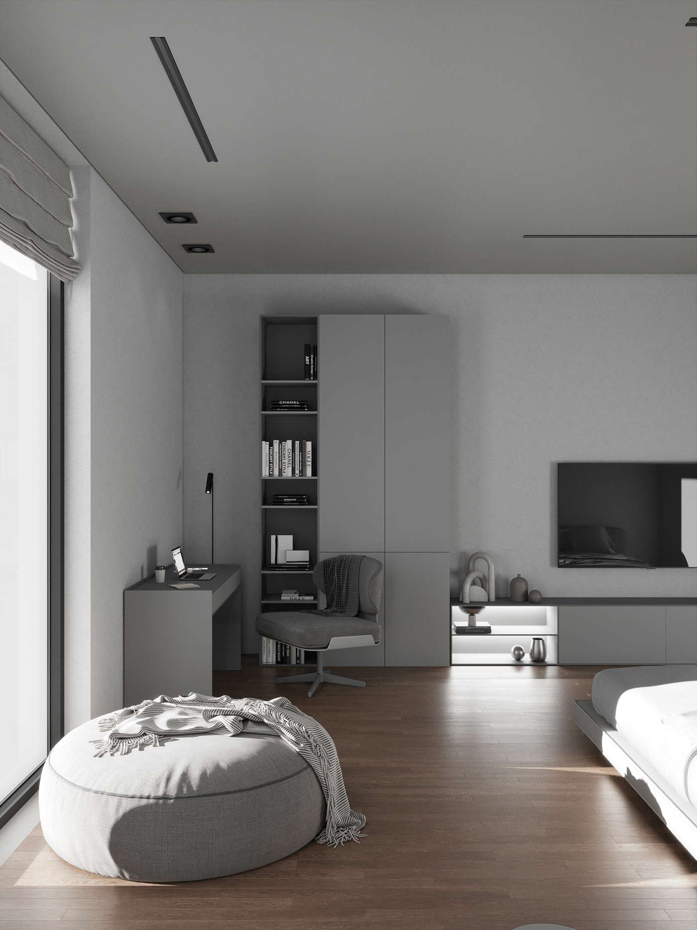 interior design  Interior design bedroom design bedroom Render 3ds max corona CGI visualization