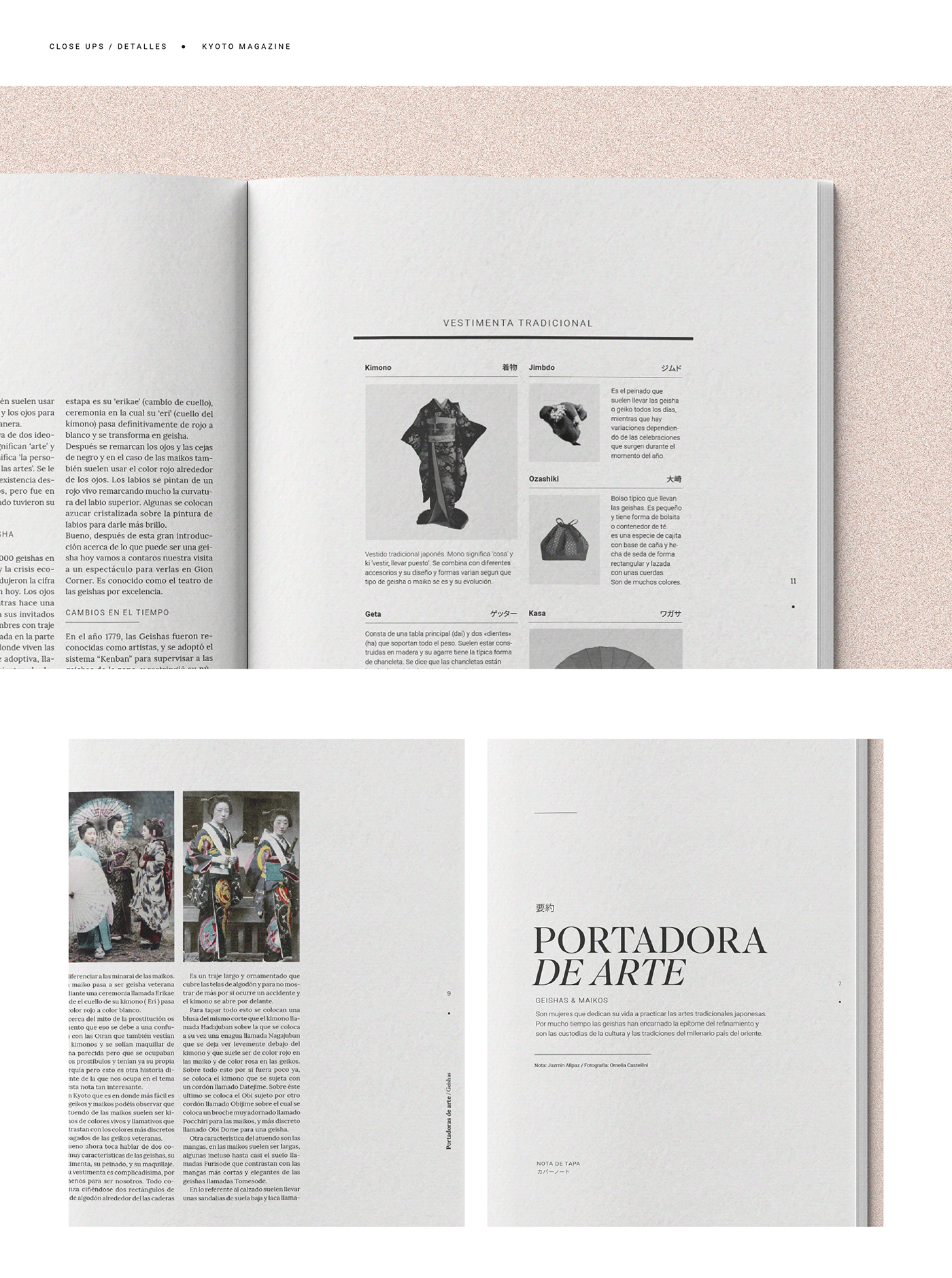 cosgaya editorial fadu japan kyoto magazine Diseño editorial editorial design  student project typography  