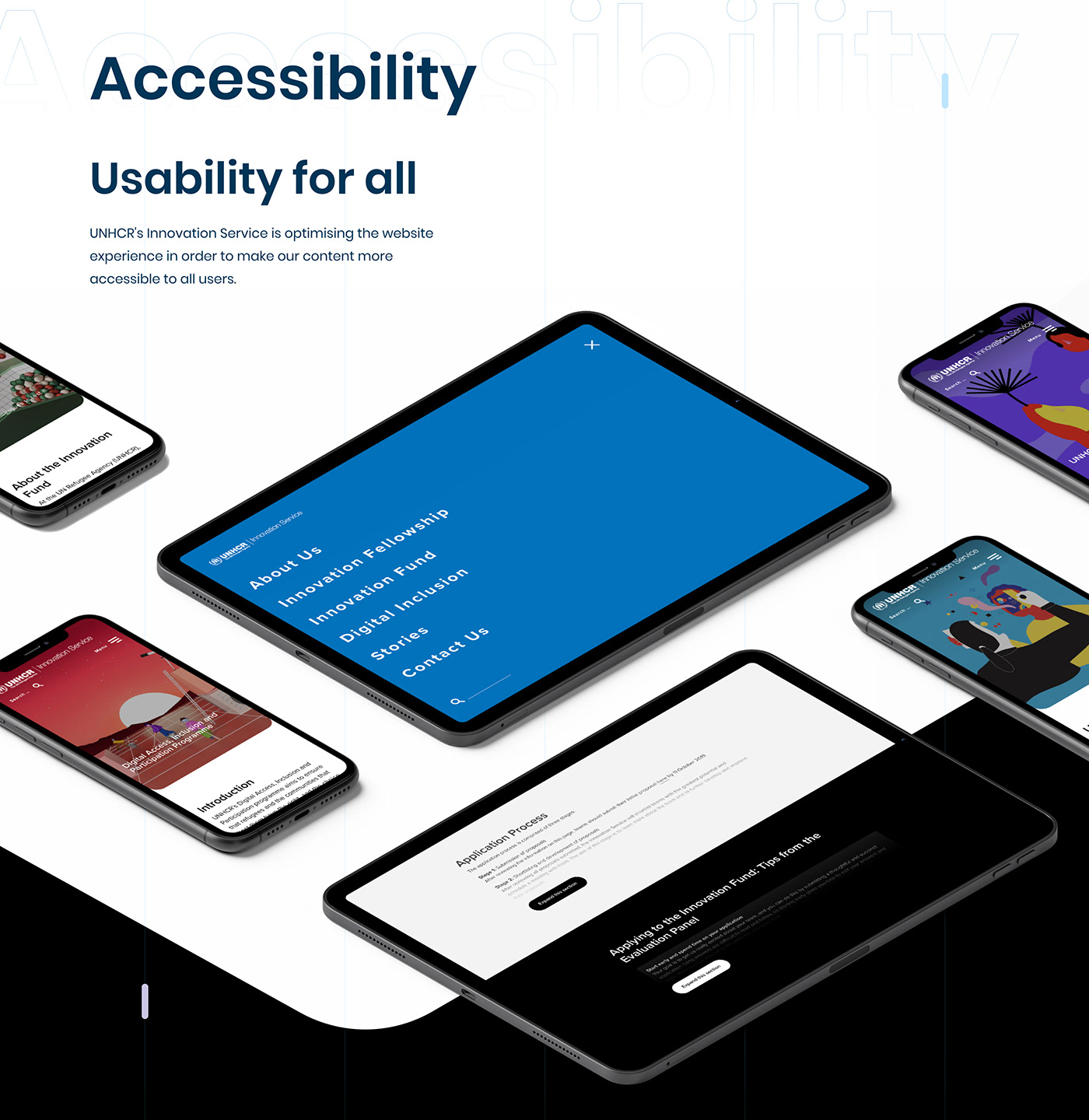 Accessibility UI UN Refugee Agency UNHCR Innovation Service ux