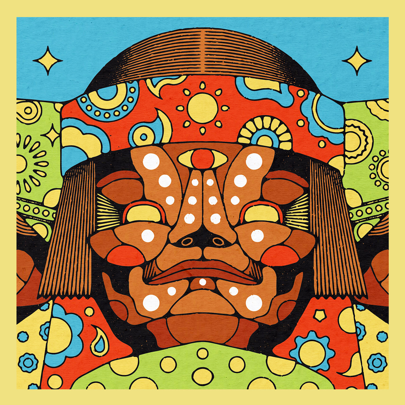 chihuahua graphicdesign graphicdesignillustration ILLUSTRATION  ilustracion mexico nativeamerican tarahumara