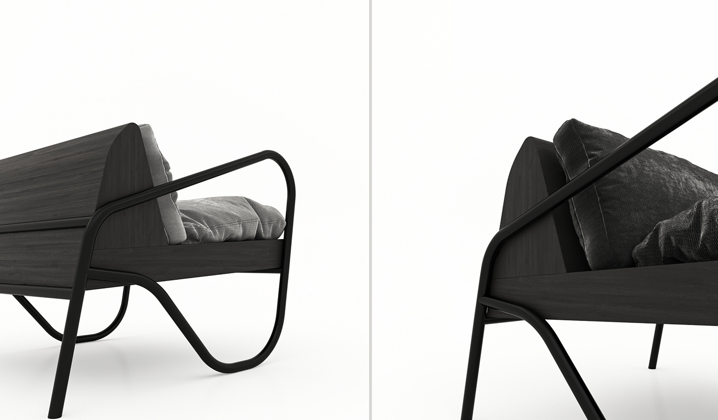 furniture design Interior Render 3ds max vray product design  3D visualization chair